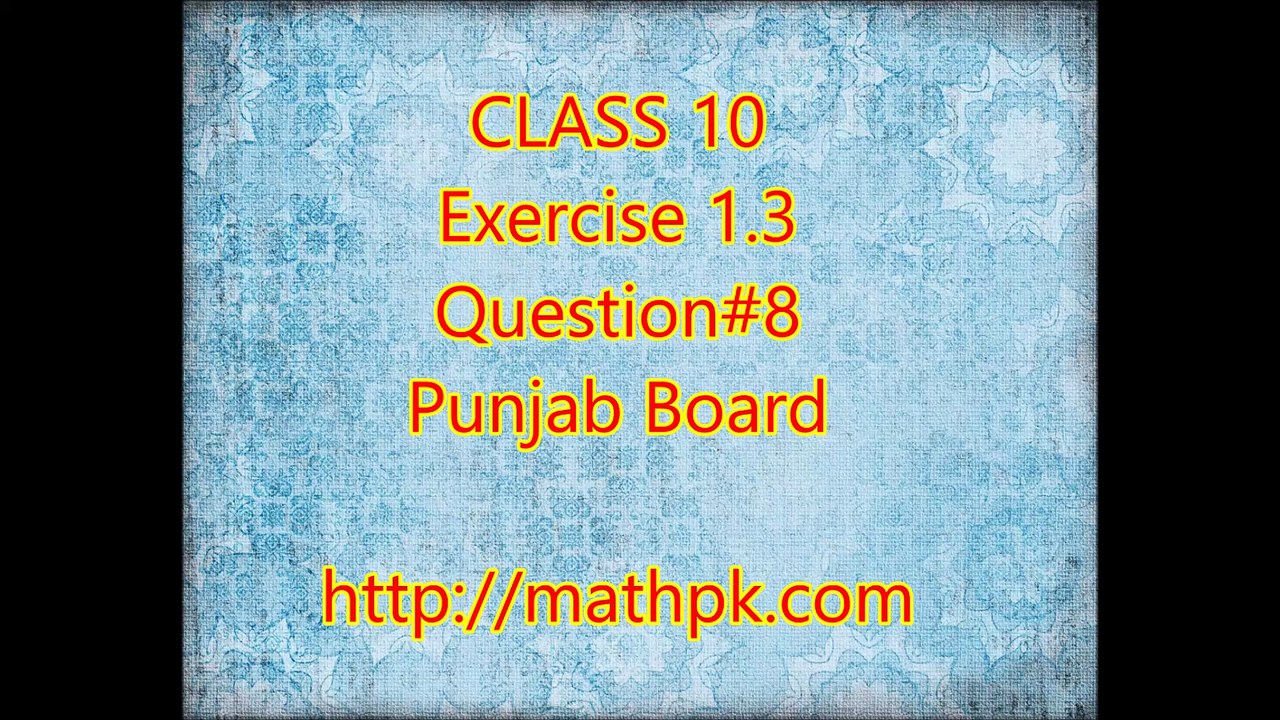 1.3-8 (P. Board-Class 10th)