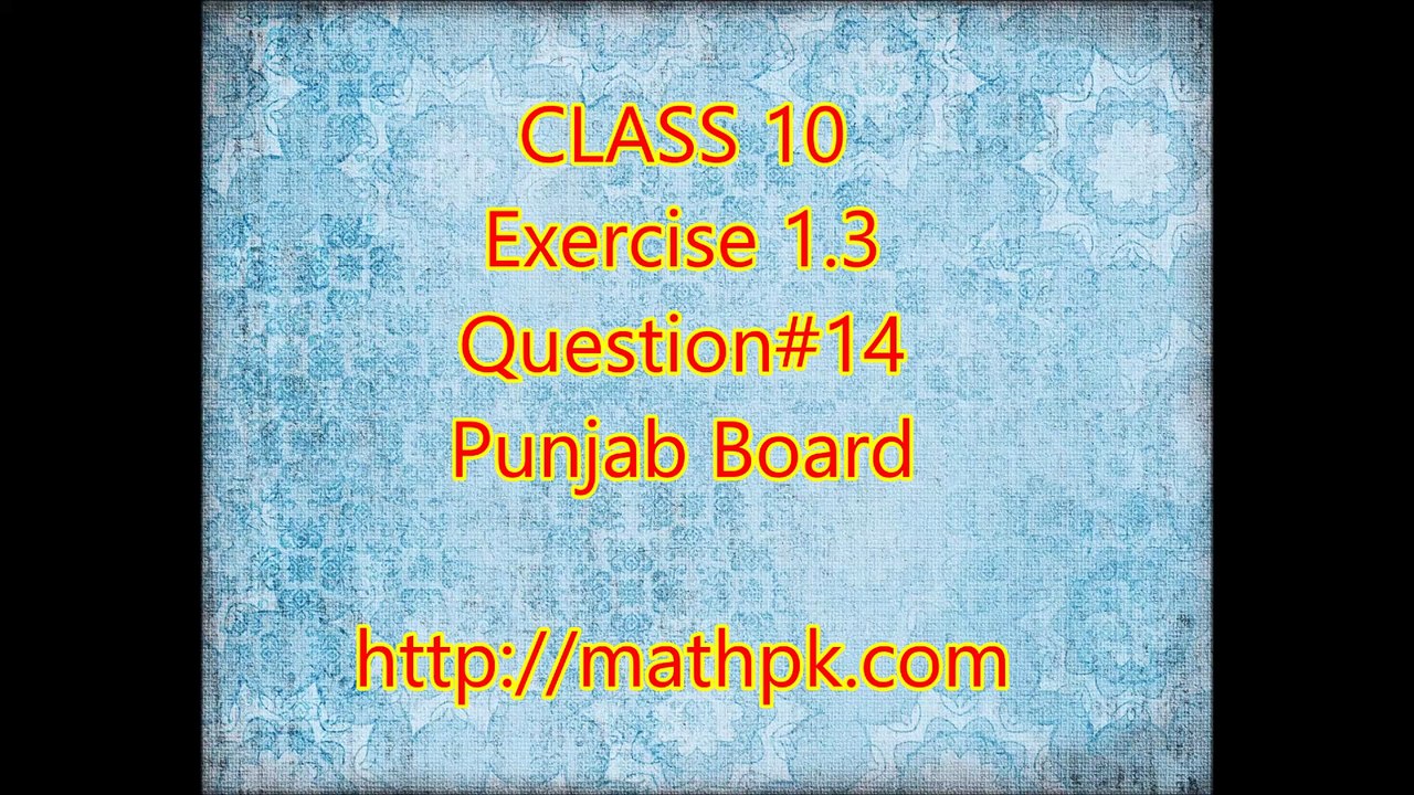 1.3-14 (P. Board-Class 10th)