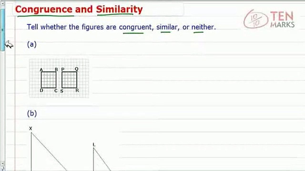 Fun With Figures - Congruence and Similarity