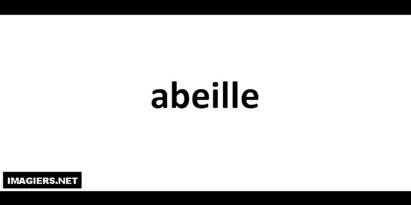 Pronunciation of 'Abeille' (Bee) in French