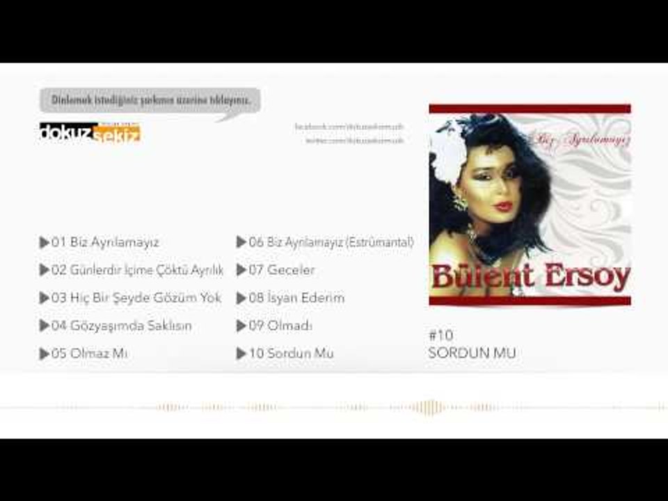 Bülent Ersoy - Sordun Mu (Official Audio)