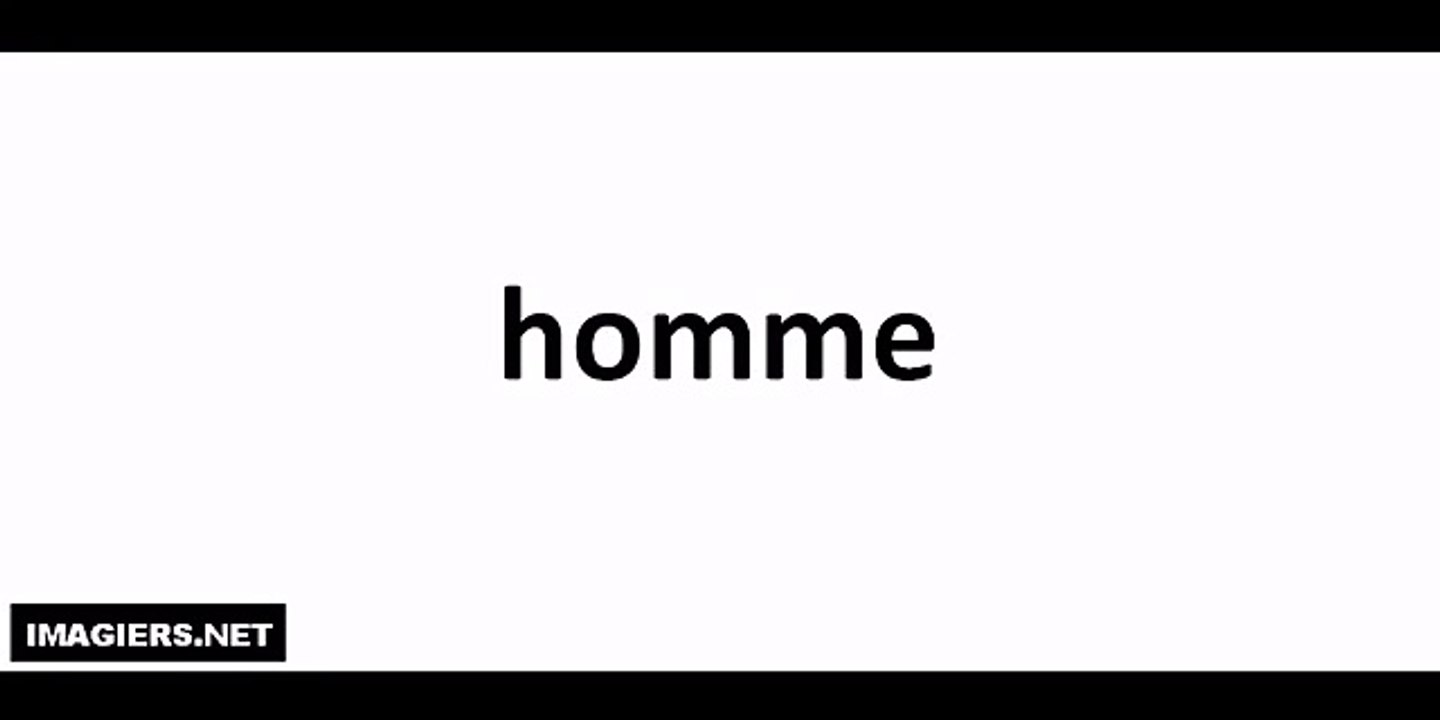 Pronunciation of 'Homme' (Man) in French