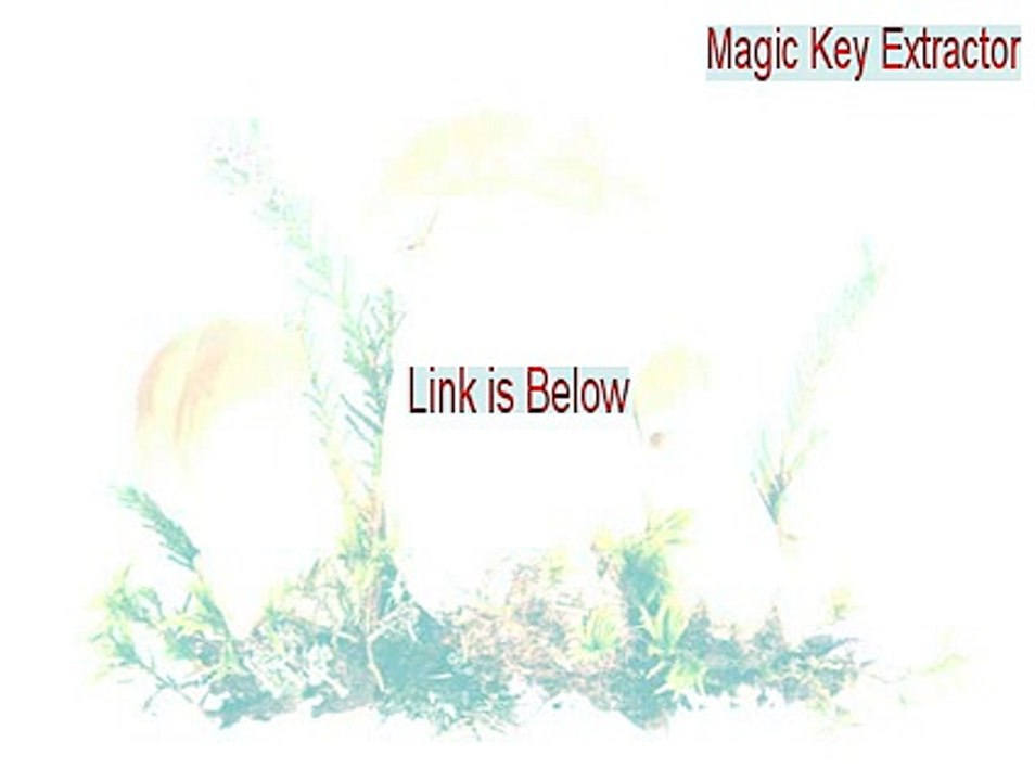 Magic Key Extractor 2015