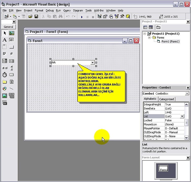 Visual Basic Combobox