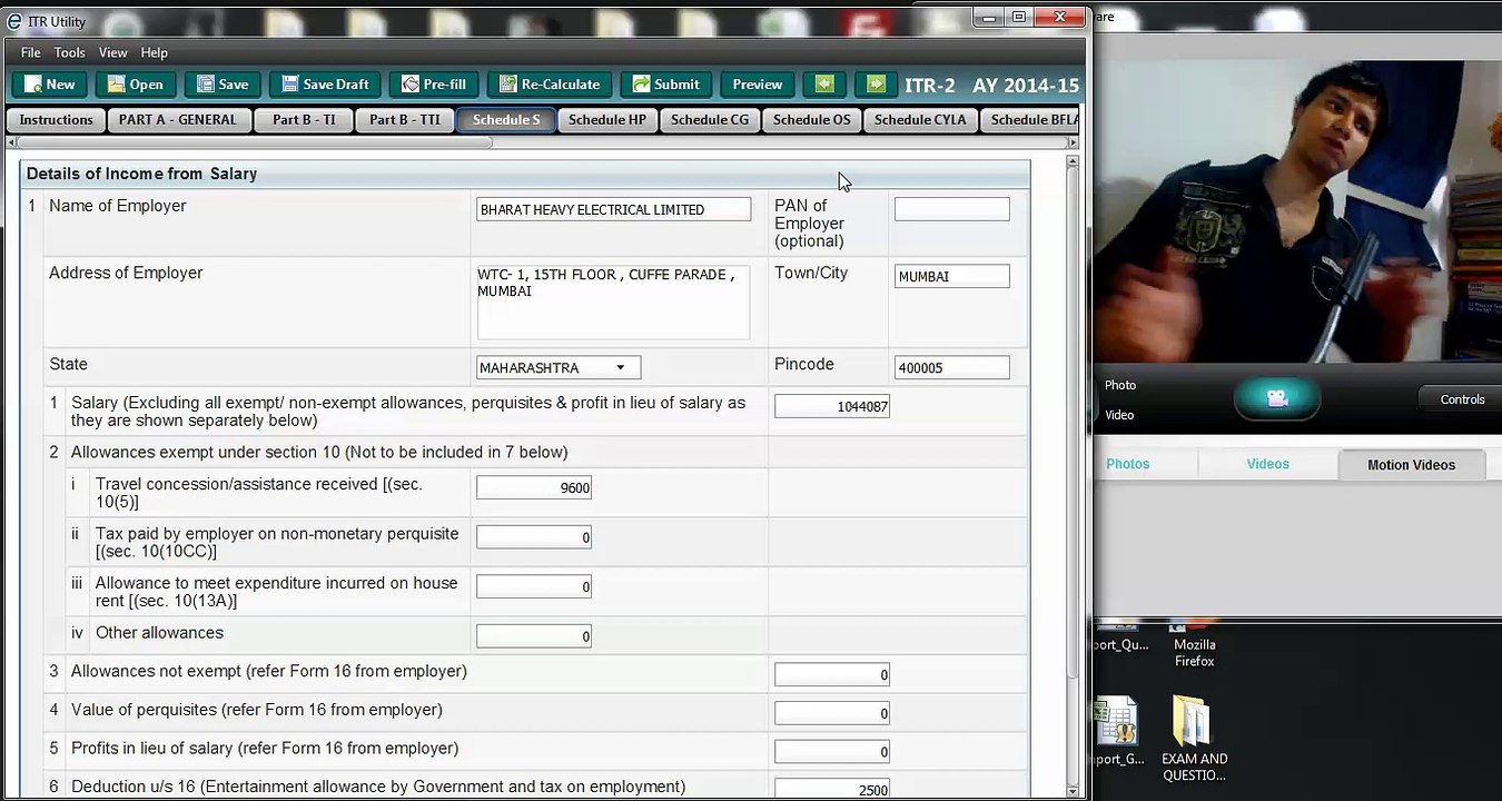 1058( Income tax ) What is the importance of Total Income for computing taxes