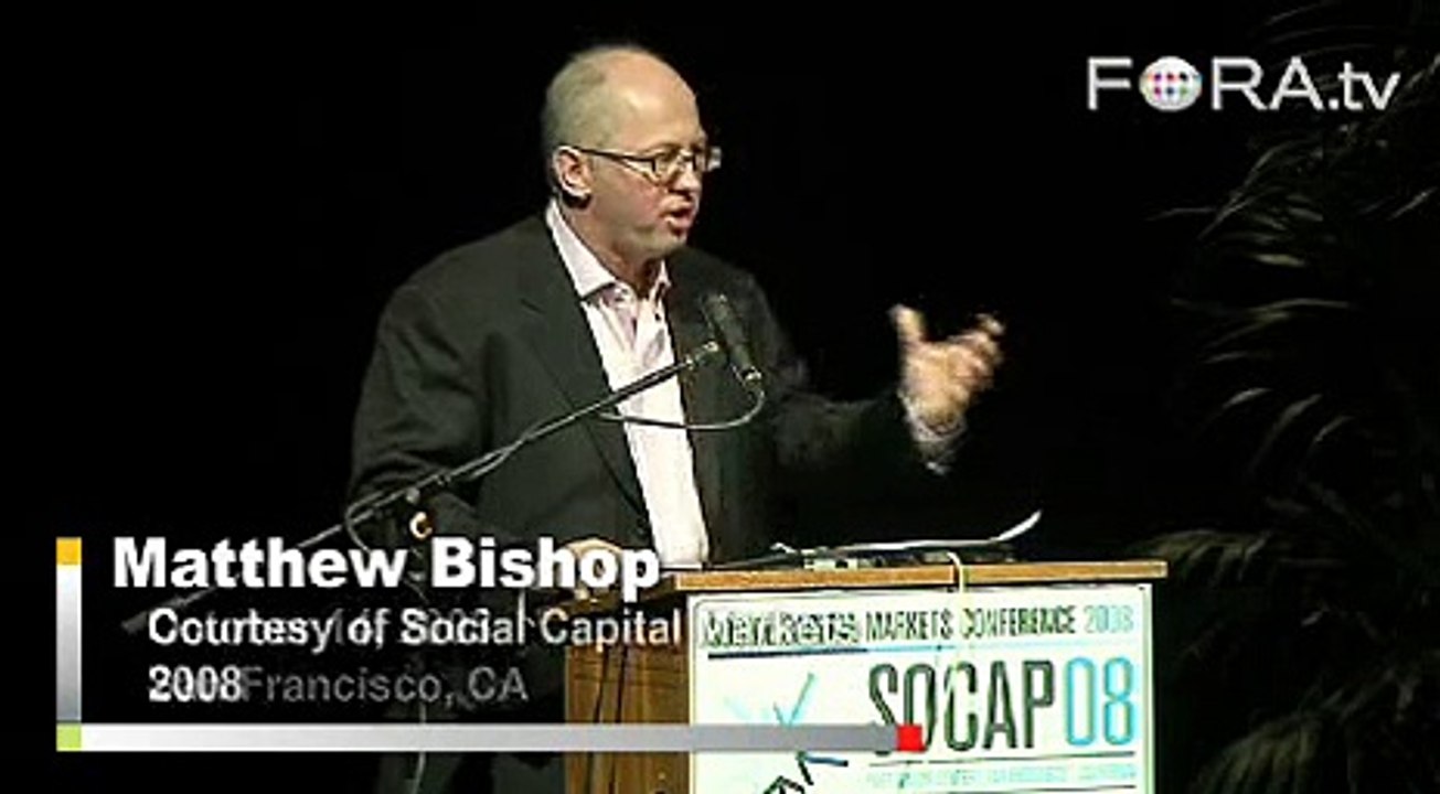 Matthew Bishop Discusses Bill Gates' Concept of Creative Capitalism