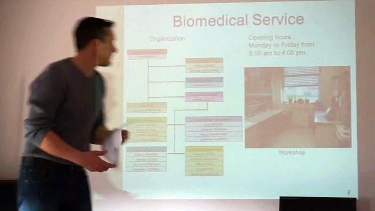 presentation of biomedical service