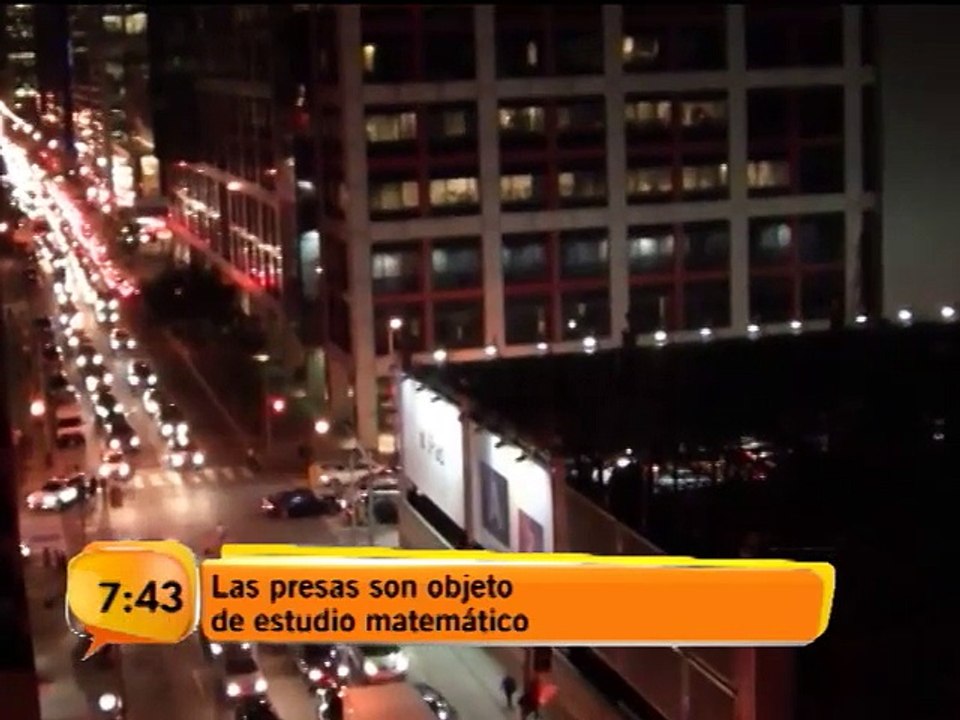 Las presas son objeto de estudio matemático