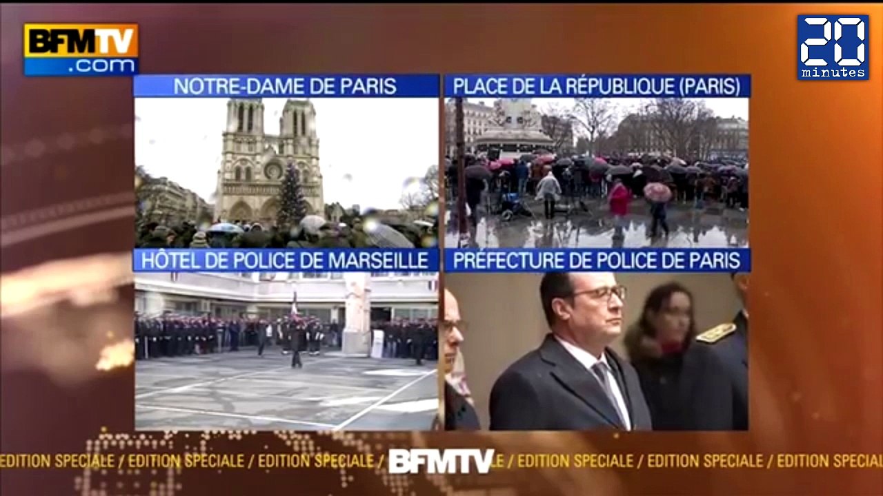 «Charlie Hebdo»: Une minute de silence observée en France