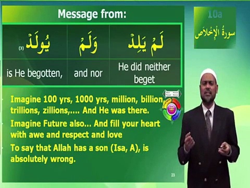 English - Understand Quran and Salah The Easy Way Part 10