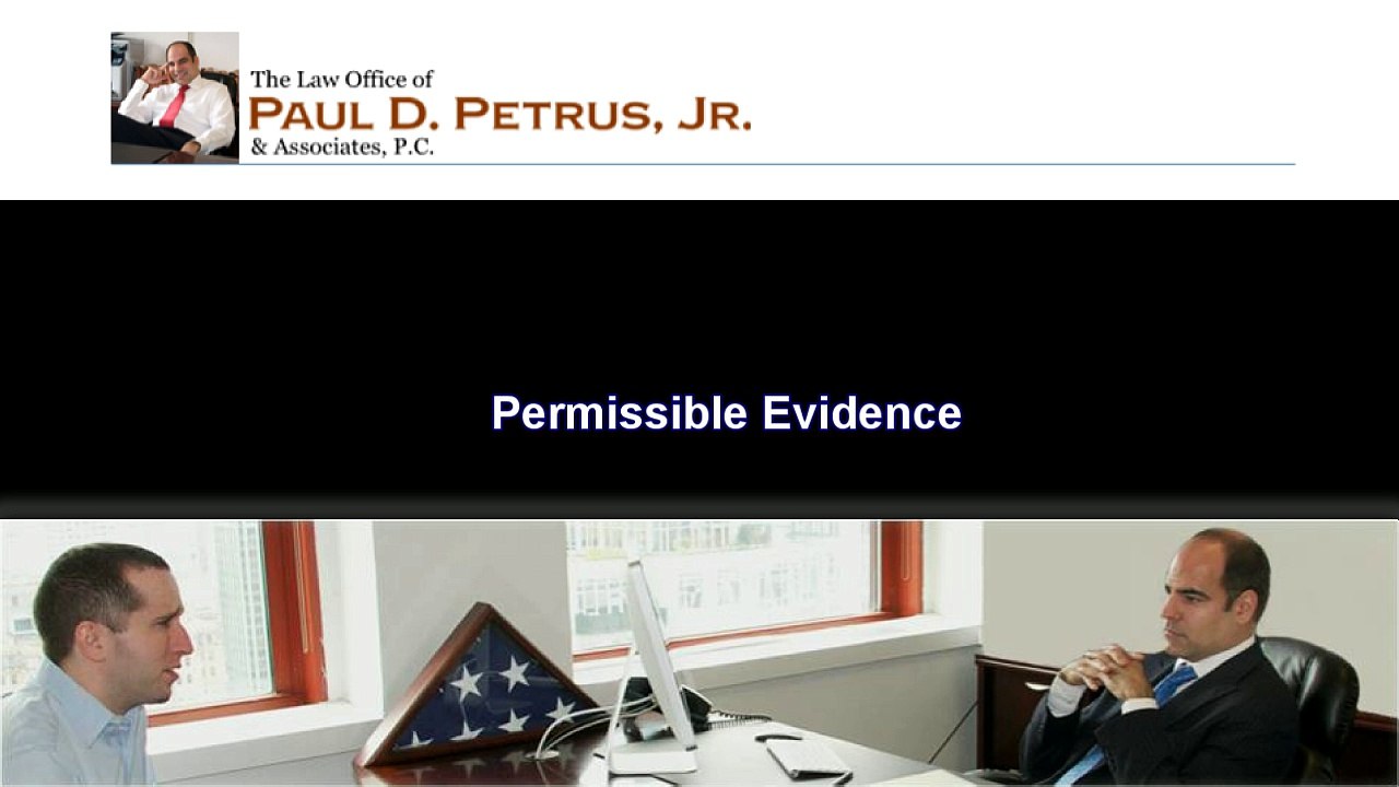 Types of Evidence Permissible in Criminal Court