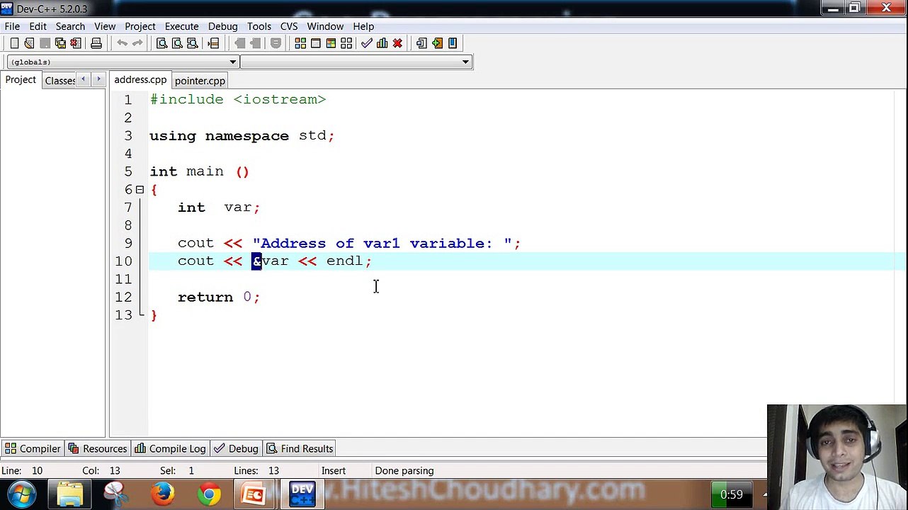 Pointers in c++ programming