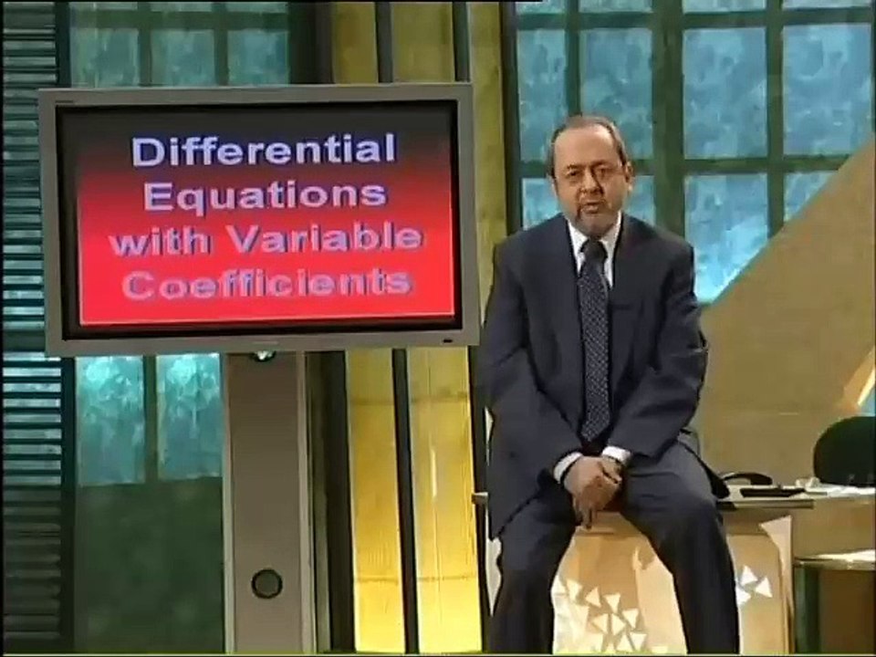 Lec27 - Cauchy-Euler Equation Alternative Method of Solution