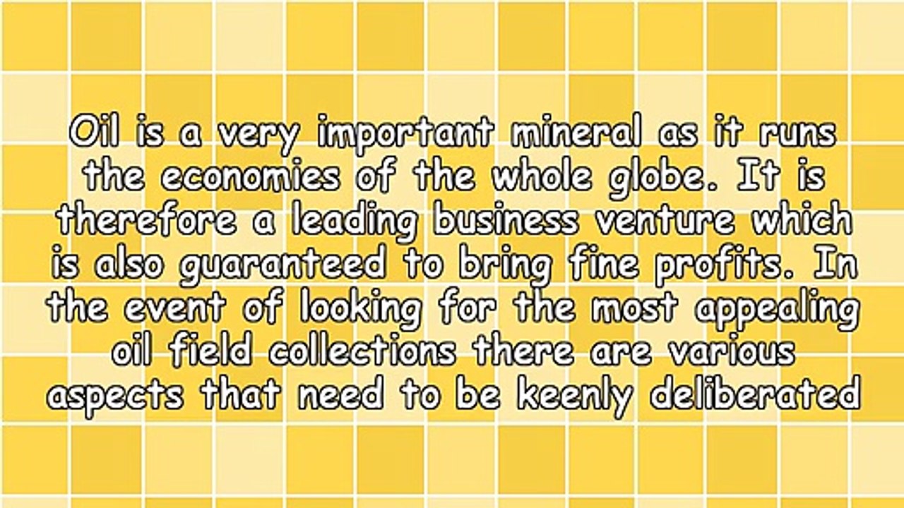 Decrypting The Best Oil Field Collections