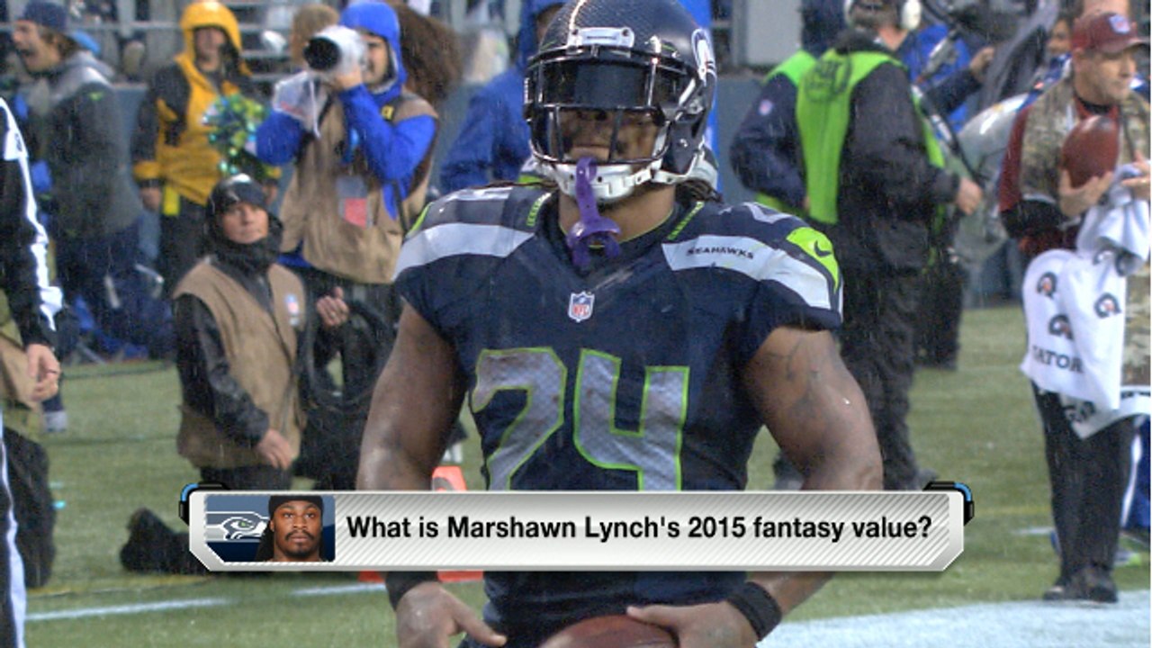 What is Marshawn Lynch's fantasy value in 2015?