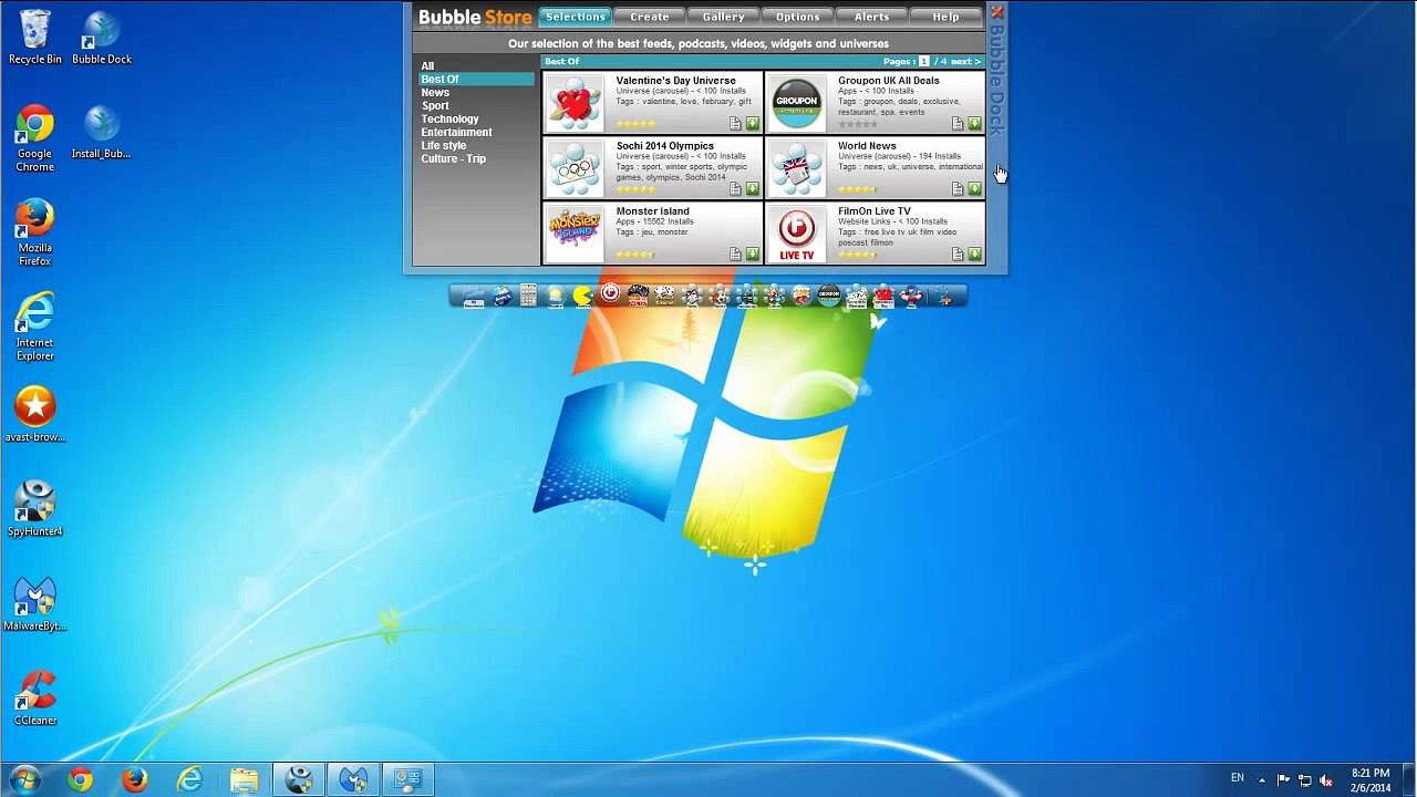How to remove Bubble Dock adware