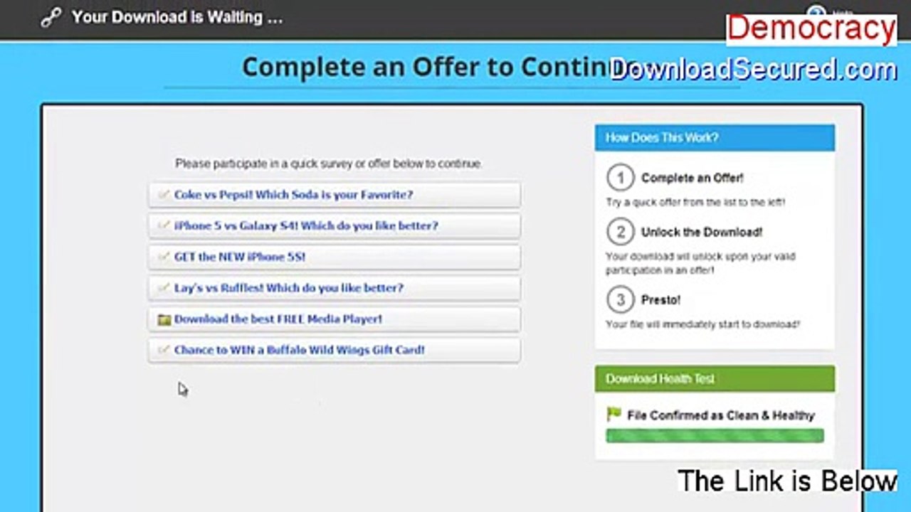 Democracy Download (Free of Risk Download)