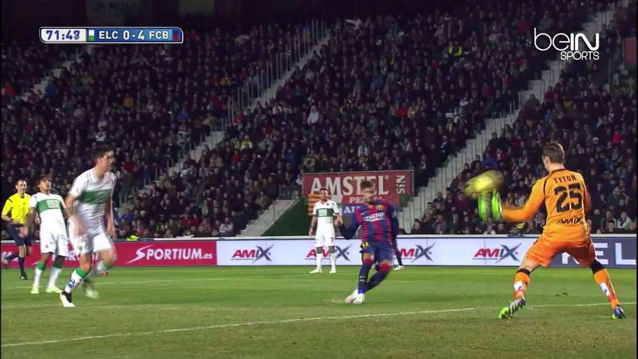 Liga : Elche 0-6 FC Barcelone