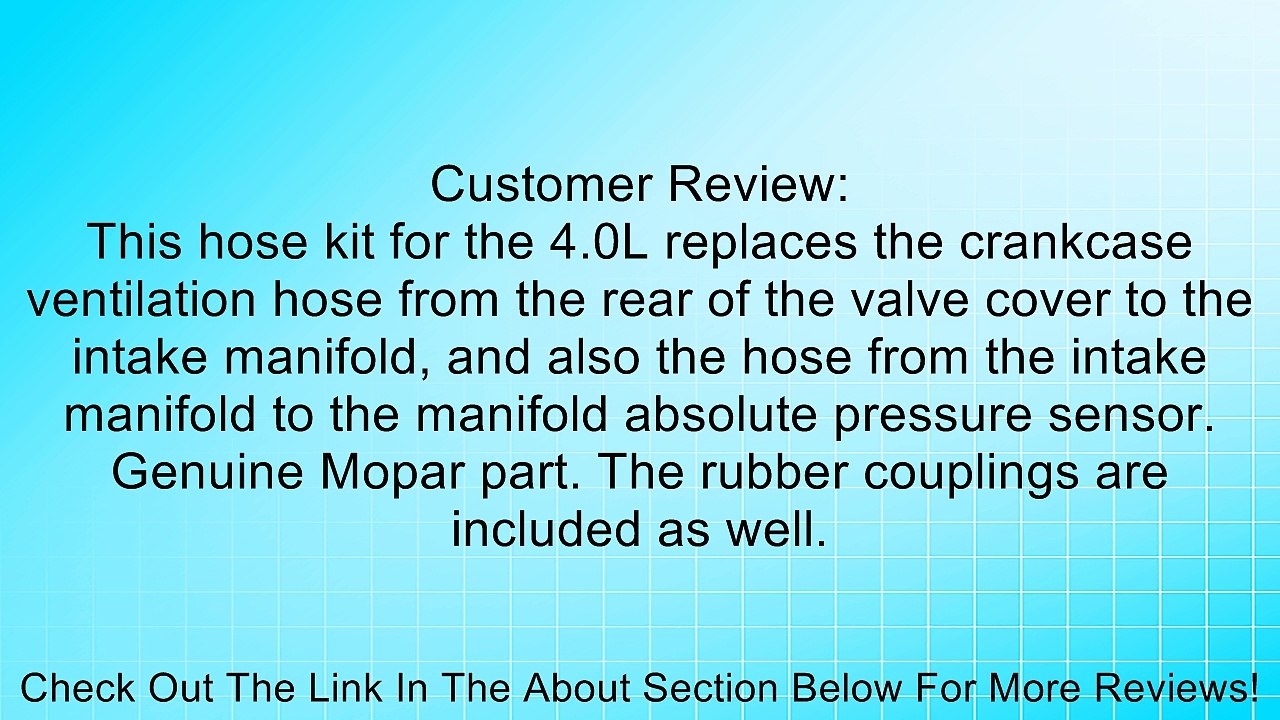 Mopar Breather Hose Review