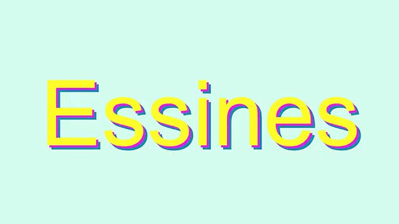 Learn the Correct Pronunciation of 'Essines' 📣