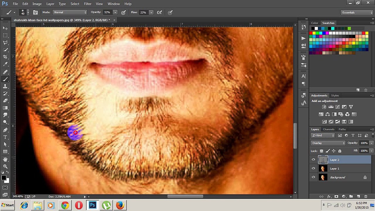 Image Retouching using simple technique