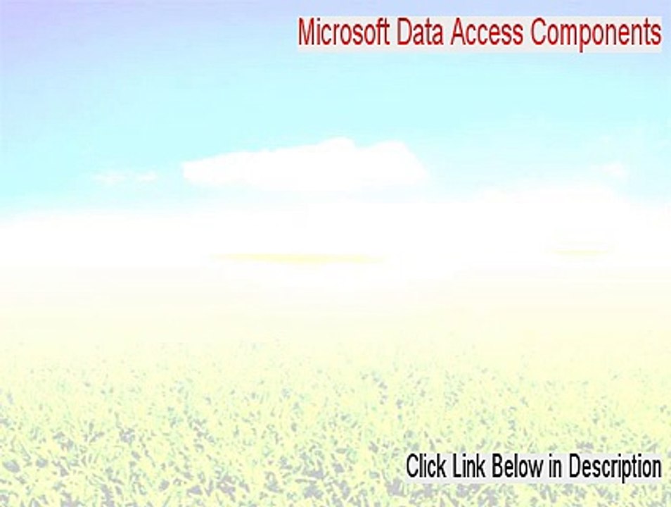 Microsoft Data Access Components (MDAC) 2.7 Service Pack 1 Refresh Key Gen - Free of Risk Download