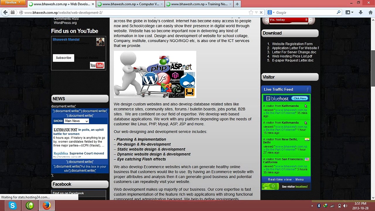 Introduction to www.bhawesh.com.np_