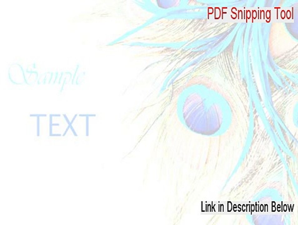 PDF Snipping Tool Key Gen - Legit Download (2015)