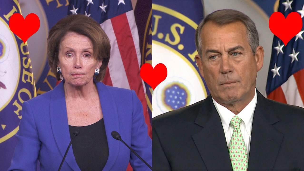 Boehner & Pelosi Have Lost All Sense Of Romance