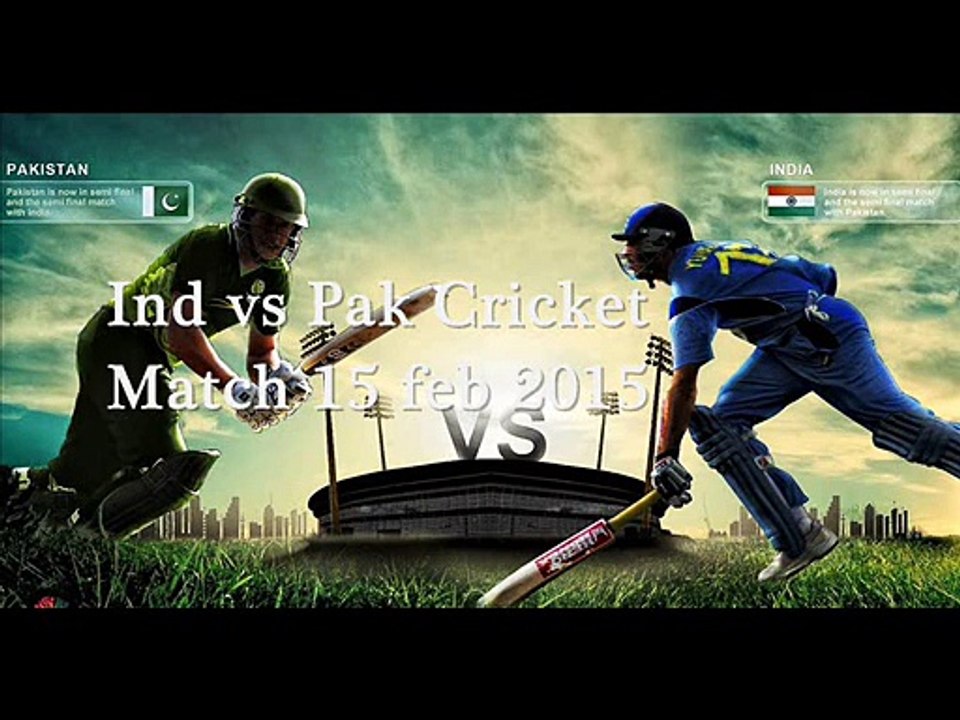 Cricket match pak vs ind live