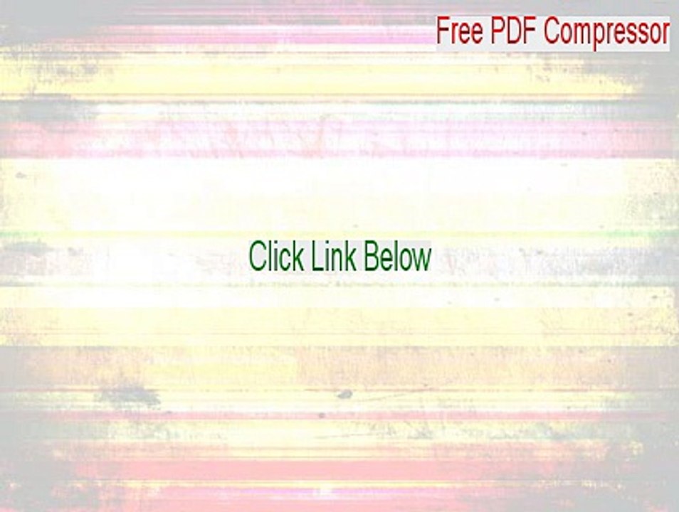 Free PDF Compressor Serial - Instant Download (2015)