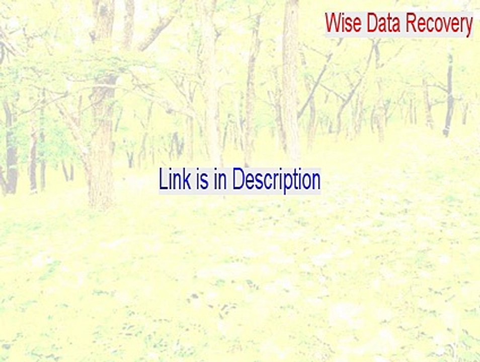 Wise Data Recovery Full - Wise Data Recoverywise data recovery