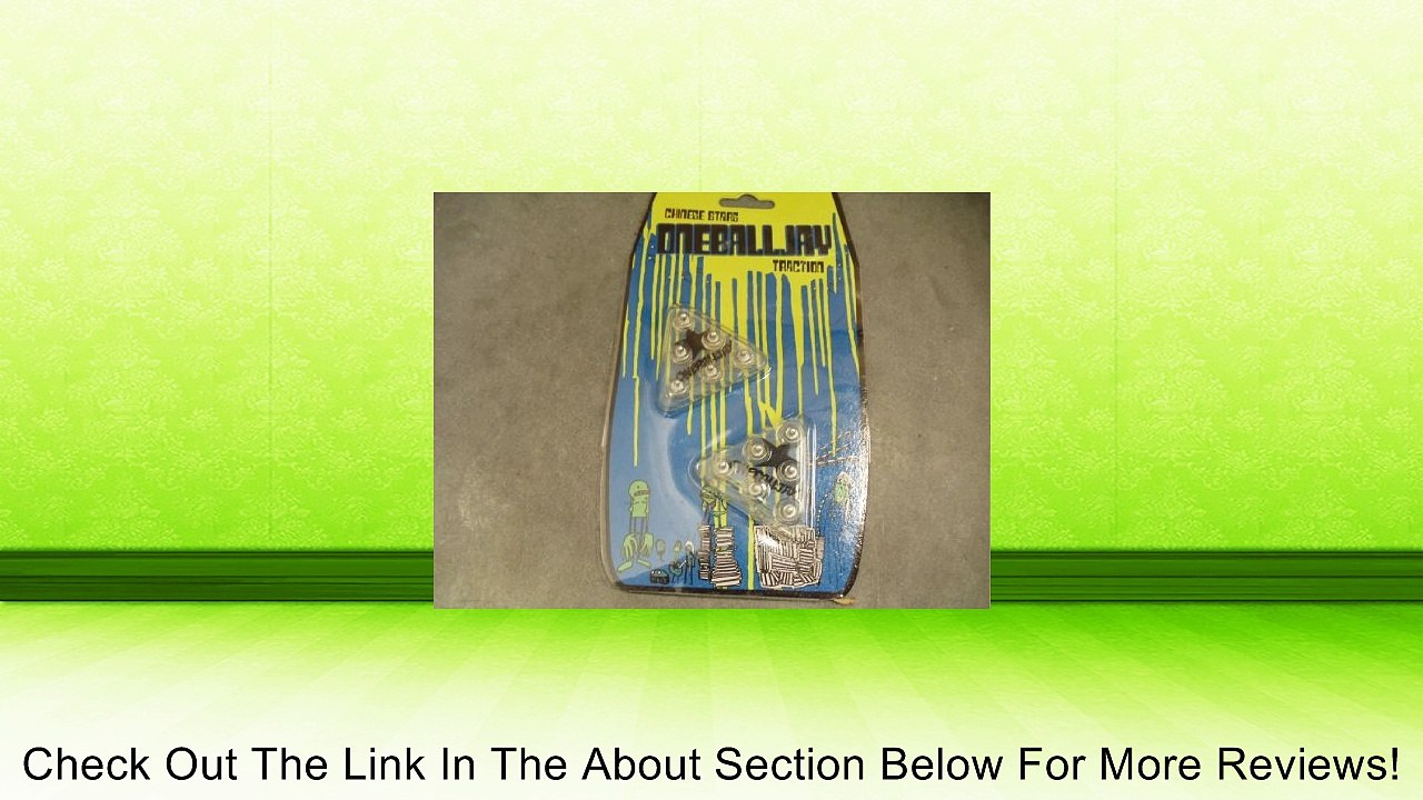One Ball Jay Chinese Stars Traction Pads Stomp Pad Oneballjay Review