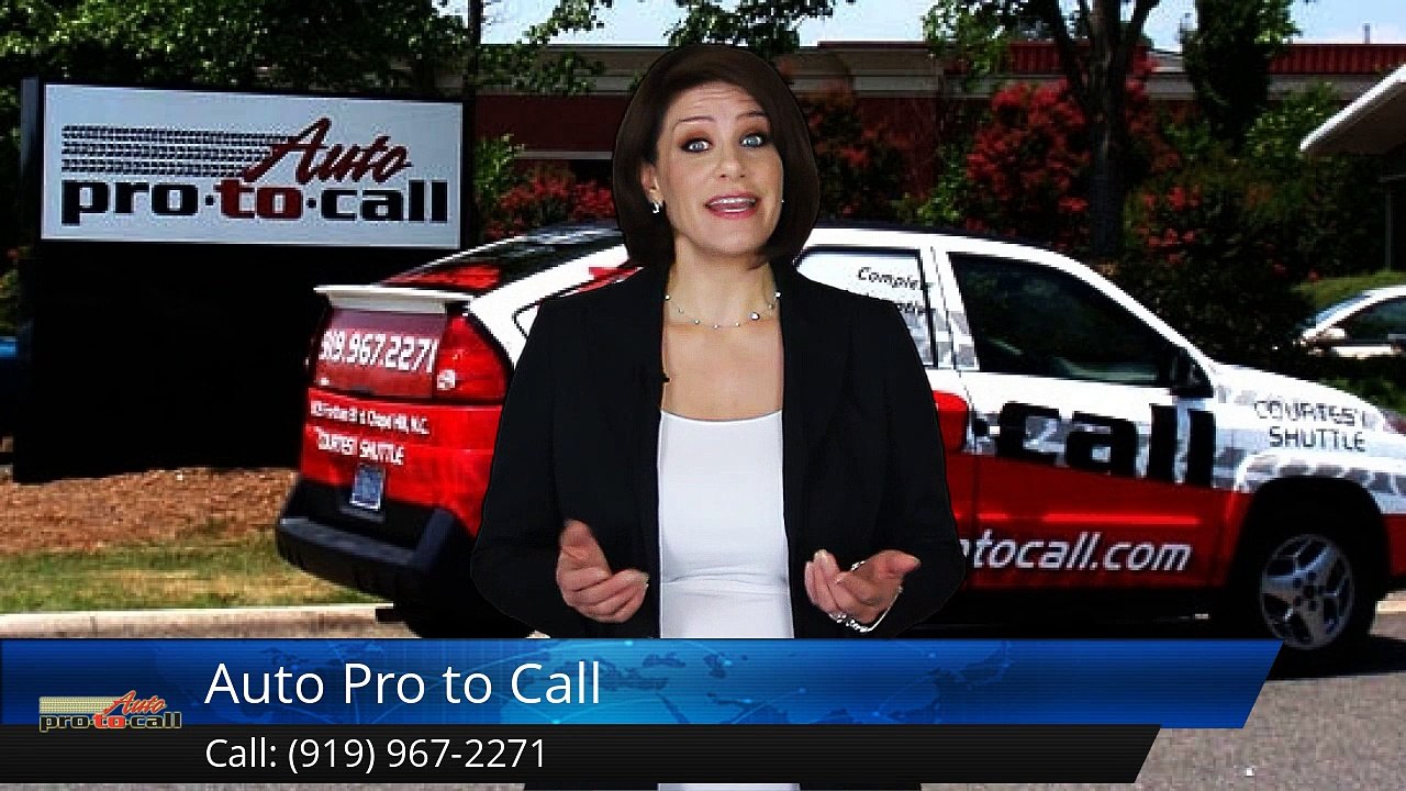 Auto Pro to Call Chapel Hill         Remarkable         Five Star Review by R. S.