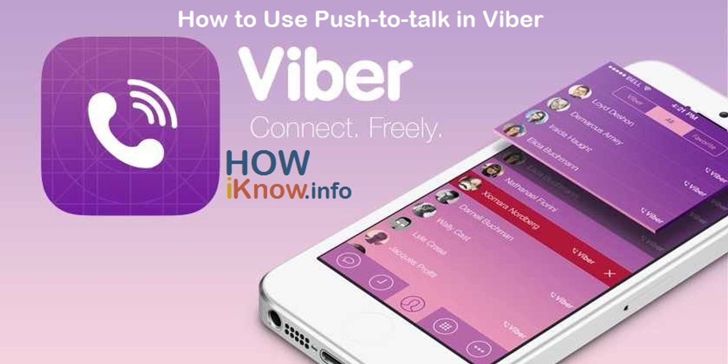 How to Use Push-to-talk in Viber