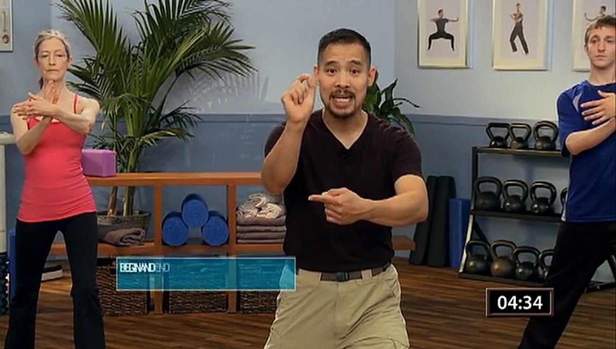 Learn tai chi for beginners-- Press