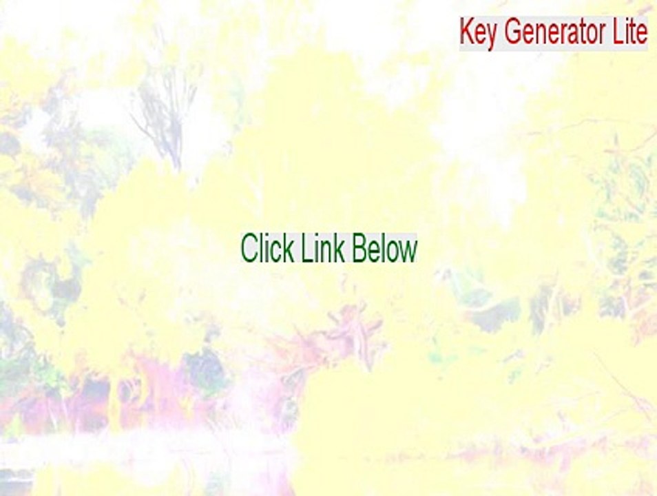 Key Generator Lite Download Free - Download Now (2015)