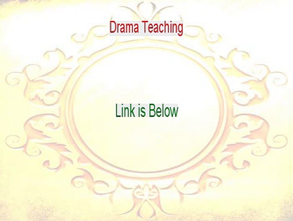 Drama Teaching Free Review (My Review)