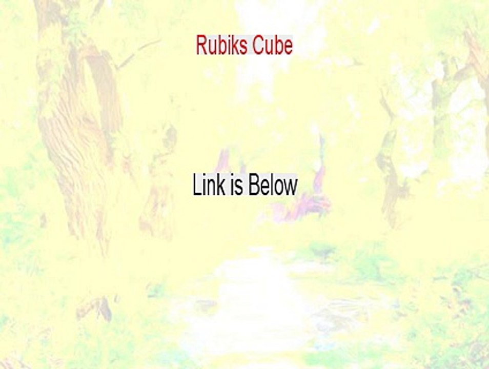 Rubiks Cube PDF - Download Here 2015