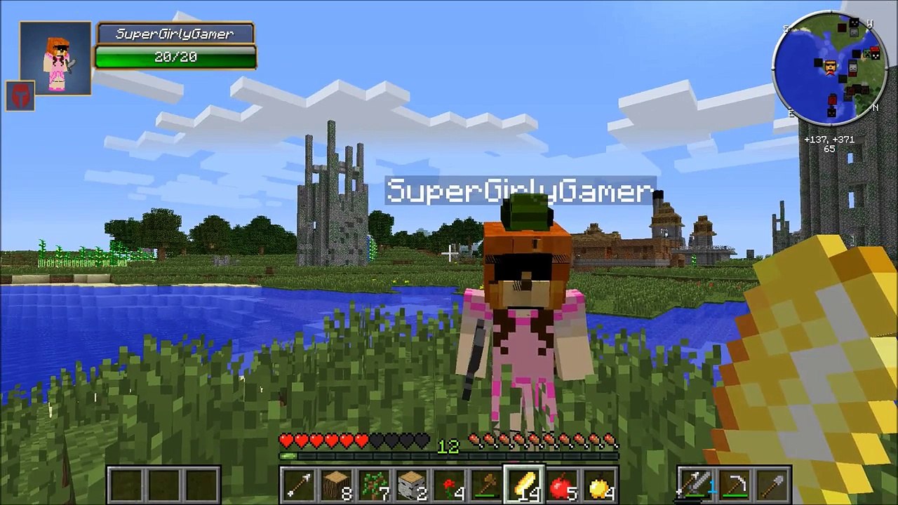 Minecraft KING OF THE CASTLE CHALLENGE - Custom Mod Challenge [S8E2]