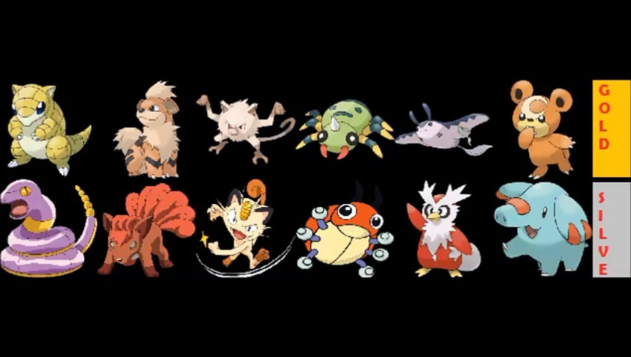Diferenças entre Pokémon Silver e Gold