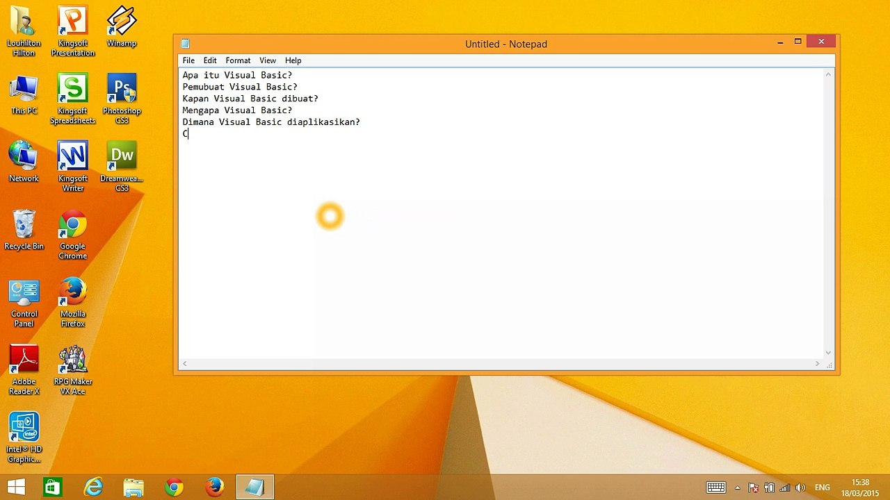 Visual Basic-Pengenalan Visual Basic