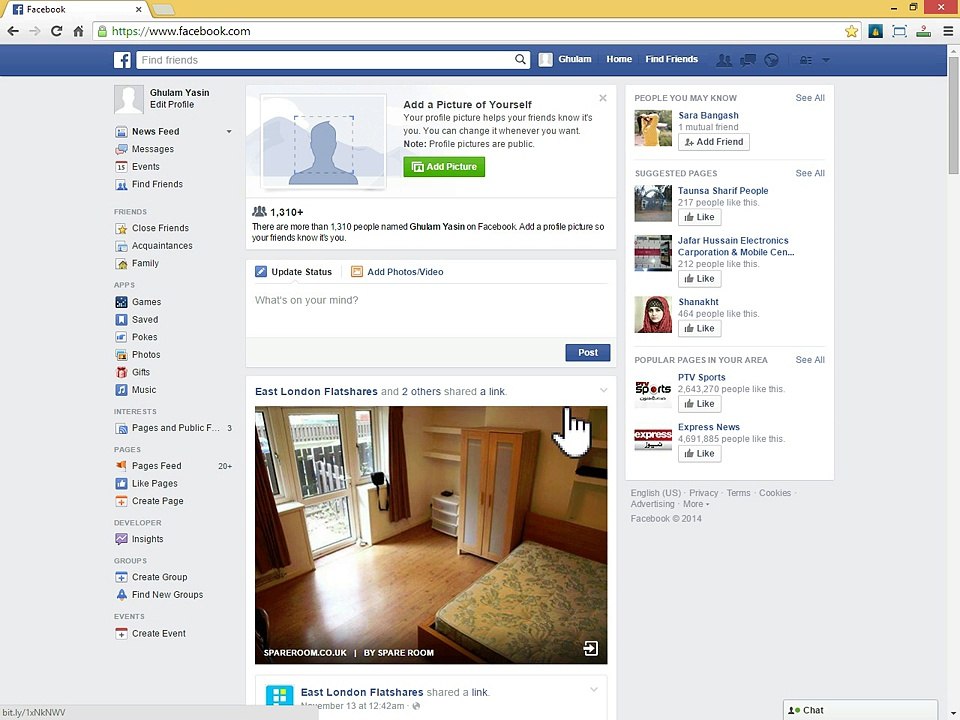 Creat Facebook Page step by step