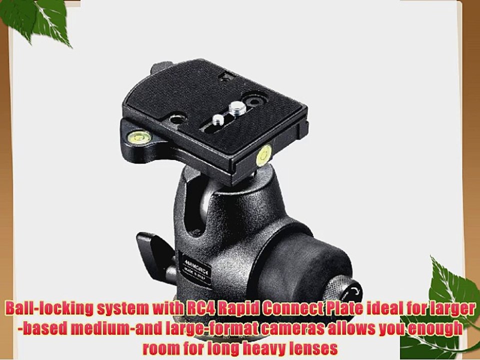Manfrotto 468MGRC4 Hydrostatic Ball Head with RC4 Rapid Connect System (3271)