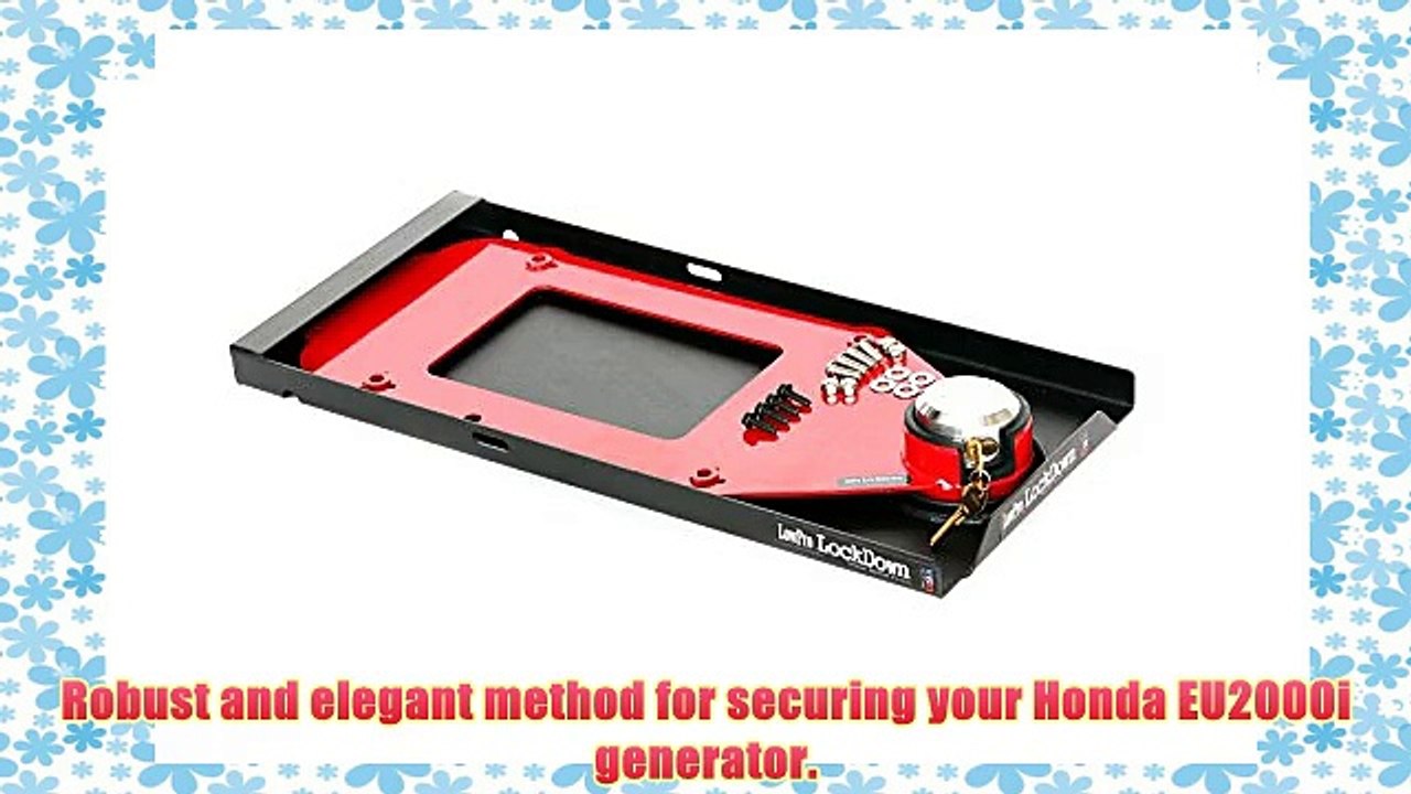 LowPro LockDown generator security system for Honda EU2000i