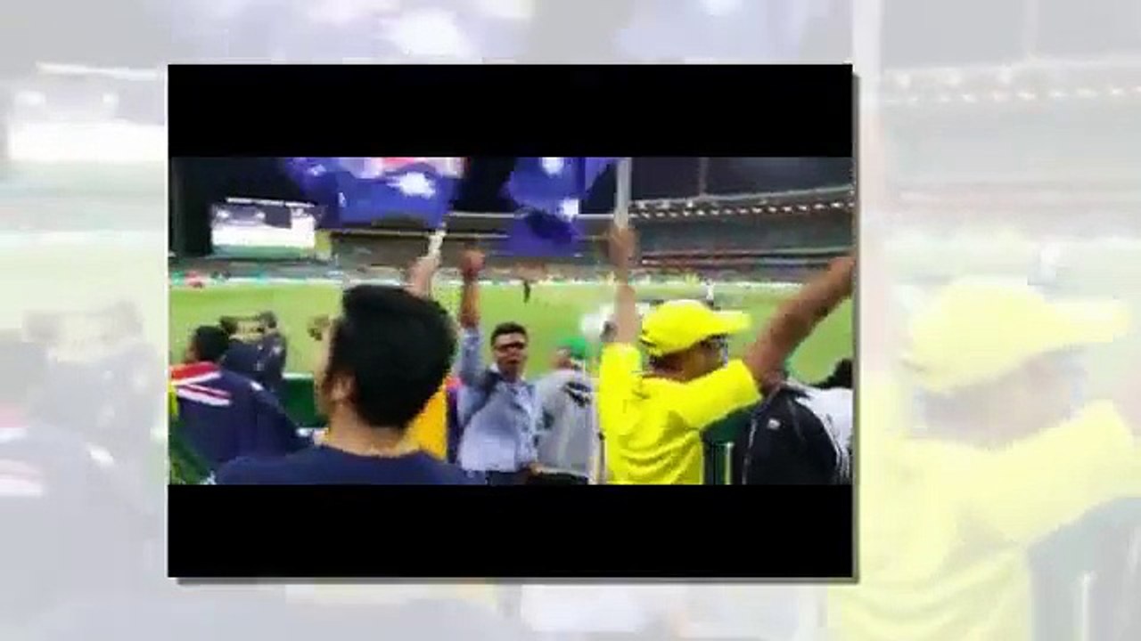 Pakistani Fans Celebration Victory Against Mouka Mouka In The Ground