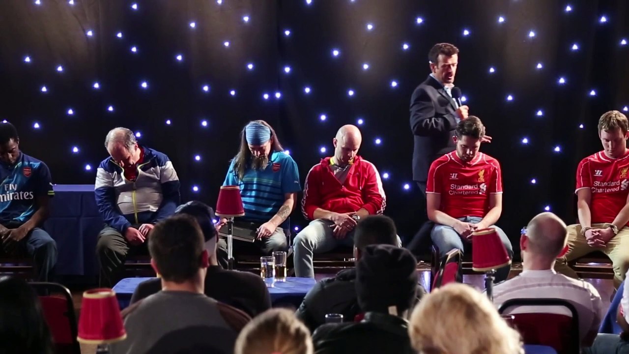 Funny Arsenal & Liverpool fans hypnotised