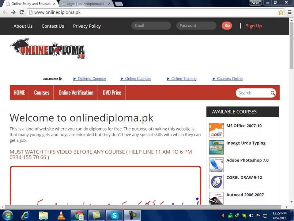 Introduction to Onlinediploma.pk