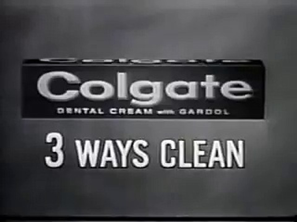 1950's Colgate Toothpaste Commercial Vintage