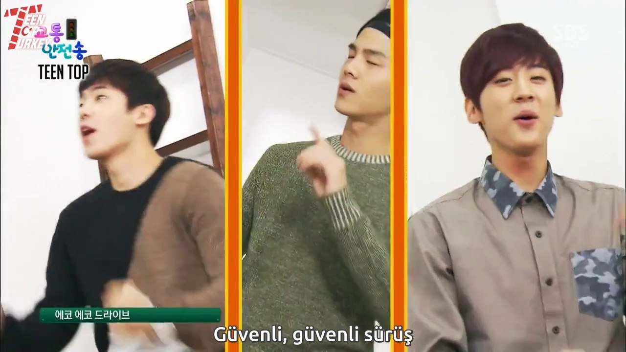 [TR SUB] TEEN TOP Inkigayo - Eco Drive Song (2014)